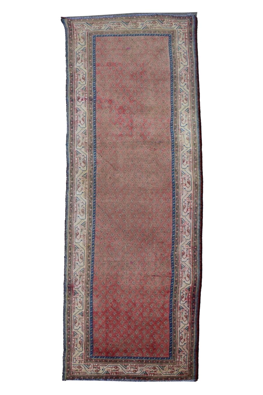 3 x 10 ft Handmade runner rug from Anatolian design Turkish wool carpet SHR1000