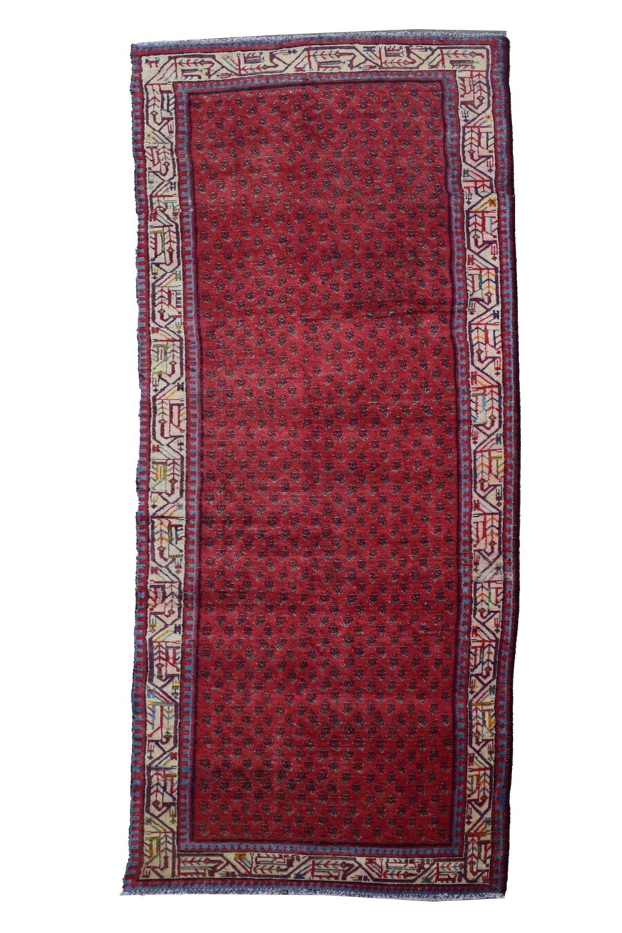 3 x 10 ft Handmade runner rug from Anatolian design Turkish wool carpet SHR1013