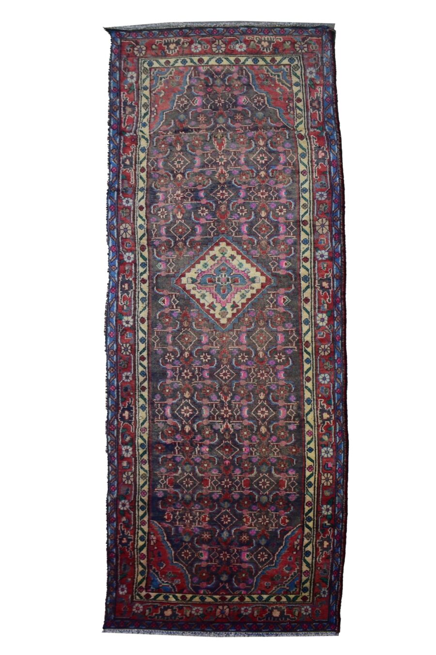 3 x 11 ft Handmade runner rug from Anatolian design Turkish wool carpet SHR1016