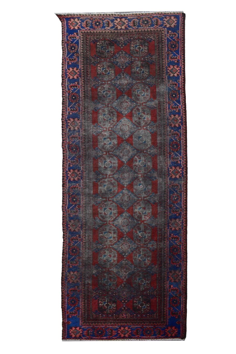 3 x 10 ft Handmade runner rug from Anatolian design Turkish wool carpet SHR1029