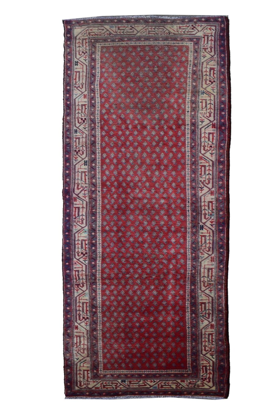 3 x 10 ft Handmade runner rug from Anatolian design Turkish wool carpet SHR1058