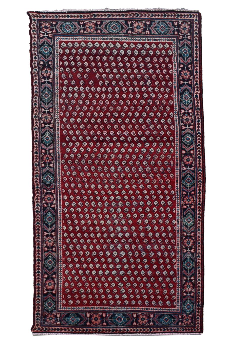 4 x 9 ft Handmade rug from Anatolian design Turkish wool carpet SHR1072