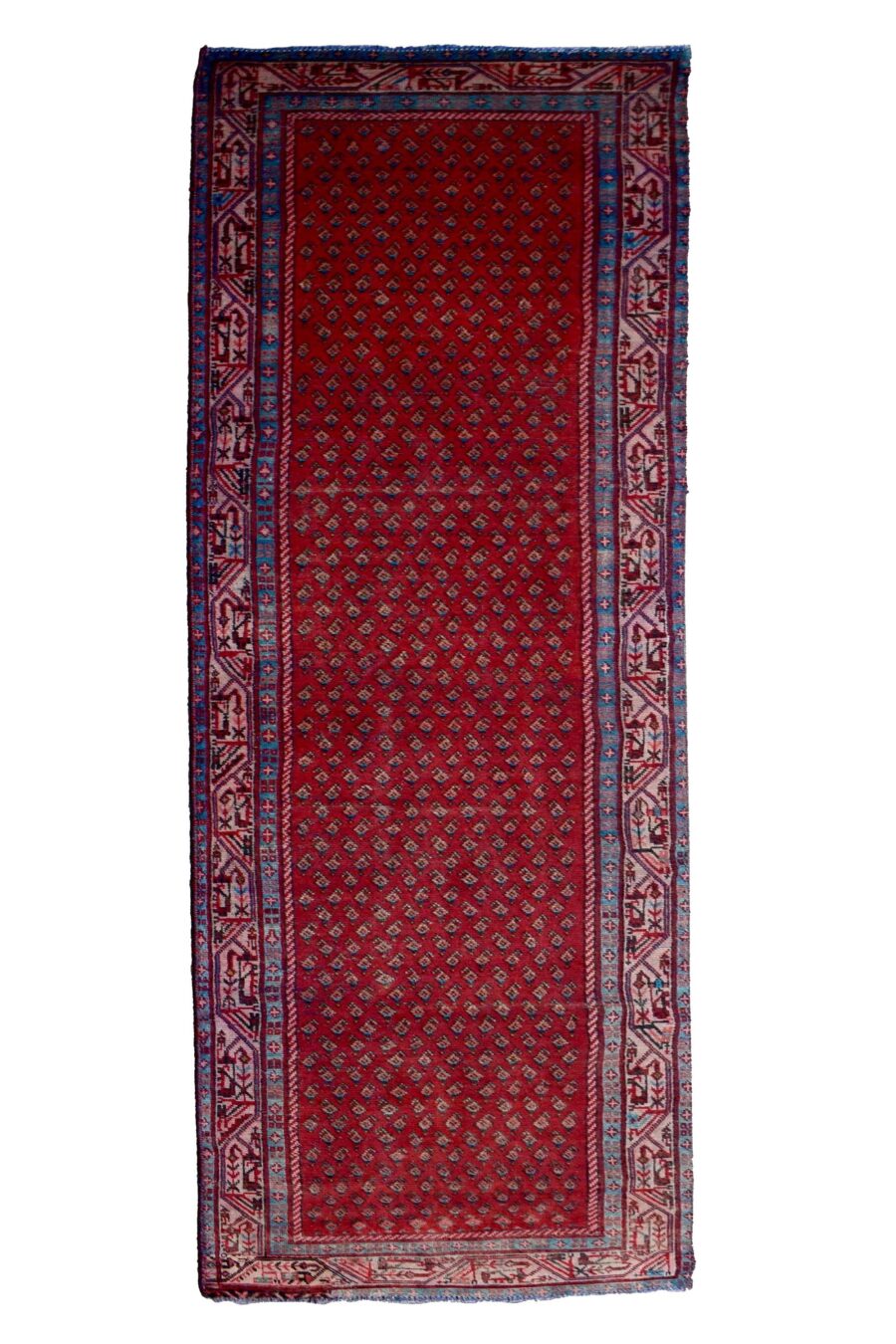 3 x 10 ft Handmade runner rug from Anatolian design Turkish wool carpet SHR640