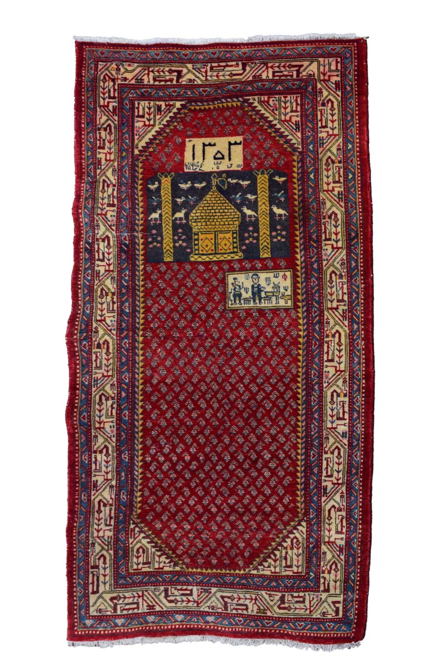 4 x 7 ft Handmade rug from Anatolian design Turkish wool carpet SHR733