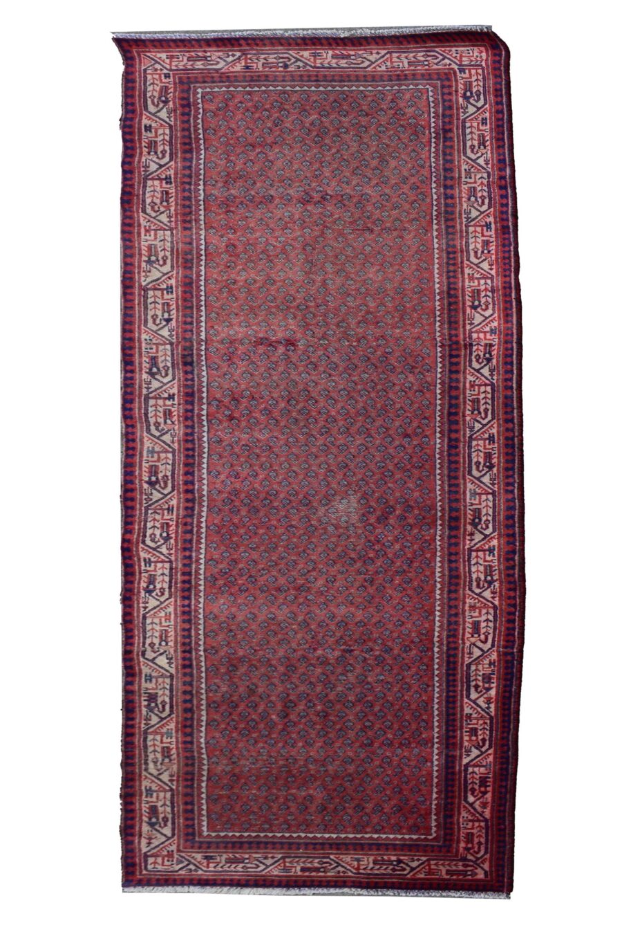 3 x 11 ft Handmade runner rug from Anatolian design Turkish wool carpet SHR790