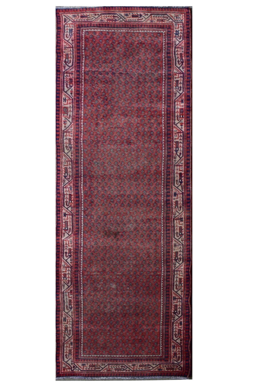 3 x 10 ft Handmade runner rug from Anatolian design Turkish wool carpet SHR812