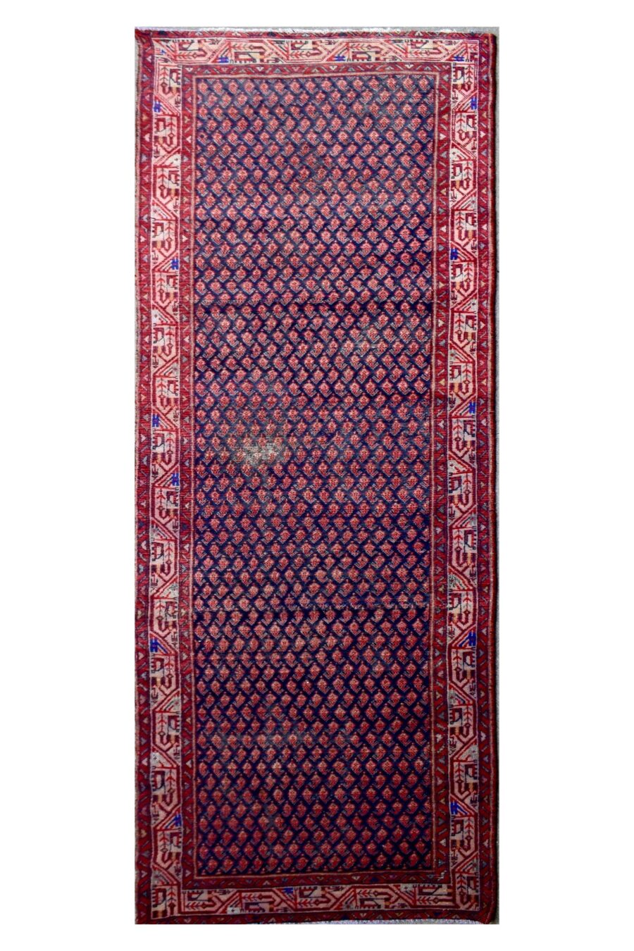 3 x 10 ft Handmade runner rug from Anatolian design Turkish wool carpet SHR813