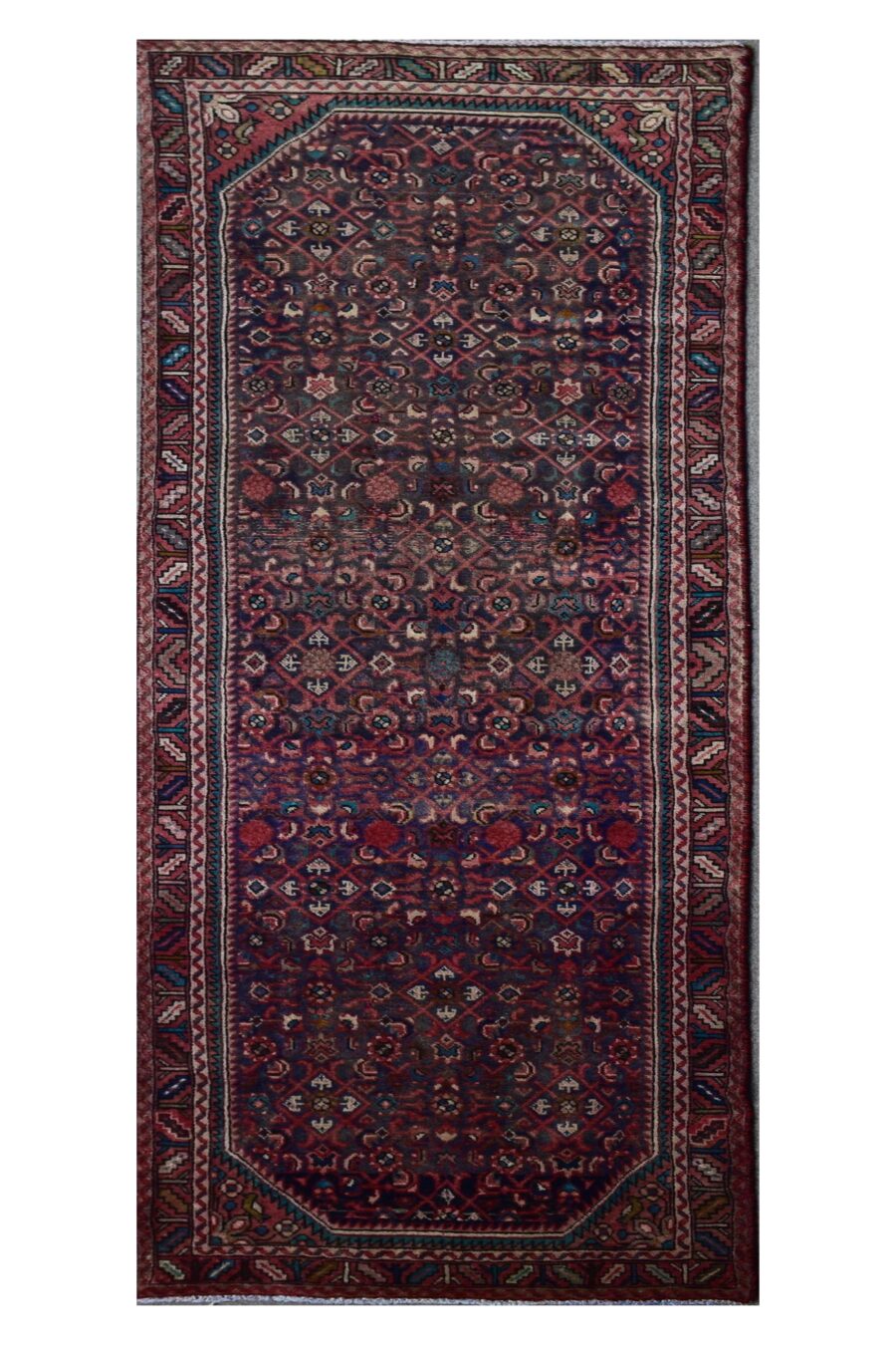 4 x 10 ft Handmade runner rug from Anatolian design Turkish wool carpet SHR863