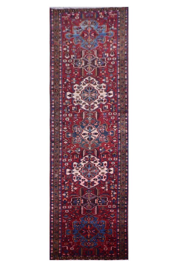 3 x 14 ft Handmade runner rug from Anatolian design Turkish wool carpet SHR932