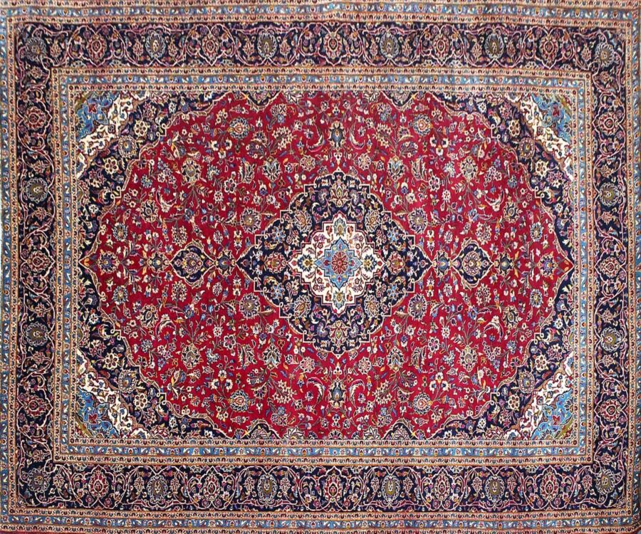 10x13 Vintage Traditional Oushak Rug (TN-53)