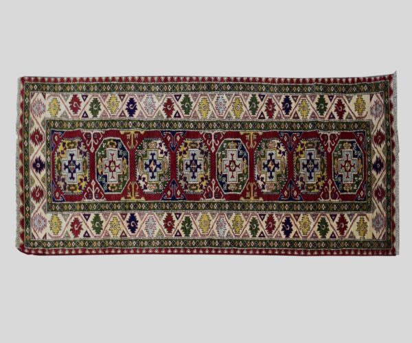 3 x 10 ft Super Kazak runner Rug from Afghanistan KZK607