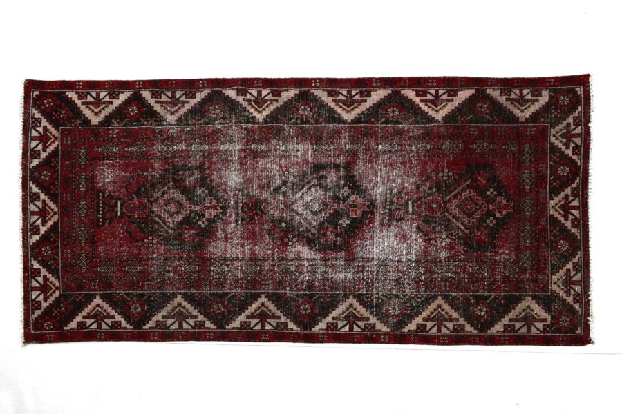 4x6 ft Handmade area rug from Anatolian design Turkish wool carpet SHR1407, Vintage rug, Antique rug,  Area rug, Organic wool rug