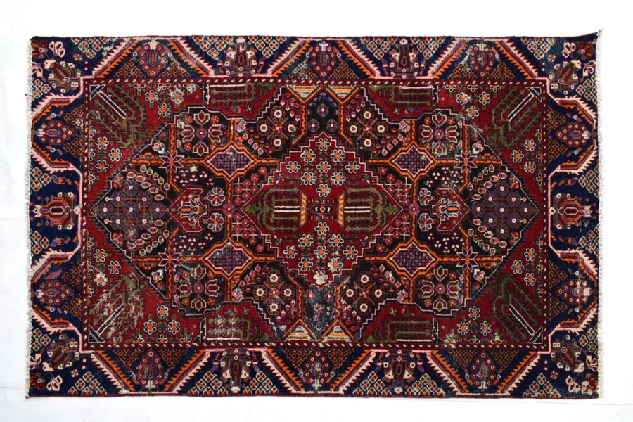 4x6 ft Handmade area rug from Anatolian design Turkish wool carpet SHR1417, Vintage rug, Antique rug,  Area rug, Organic wool rug