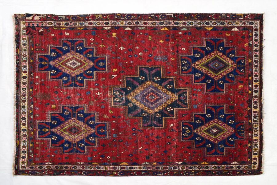 5x6 ft Handmade area rug from Anatolian design Turkish wool carpet SHR1412, Vintage rug, Antique rug,  Area rug, Organic wool rug