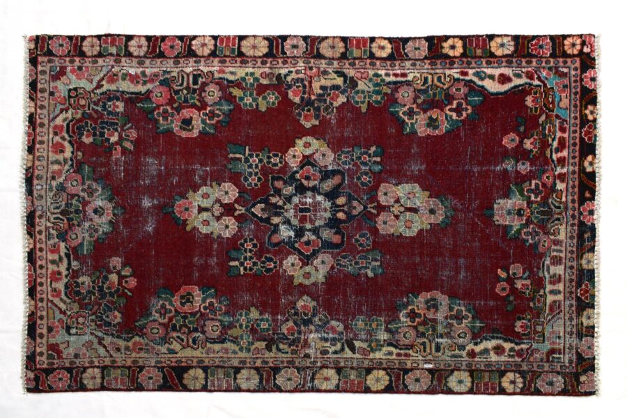 4x6 ft Handmade area rug from Anatolian design Turkish wool carpet SHR1413, Vintage rug, Antique rug,  Area rug, Organic wool rug