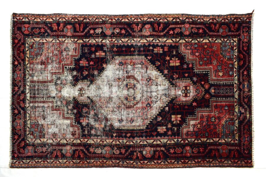 4x6 ft Handmade area rug from Anatolian design Turkish wool carpet SHR1414, Vintage rug, Antique rug,  Area rug, Organic wool rug