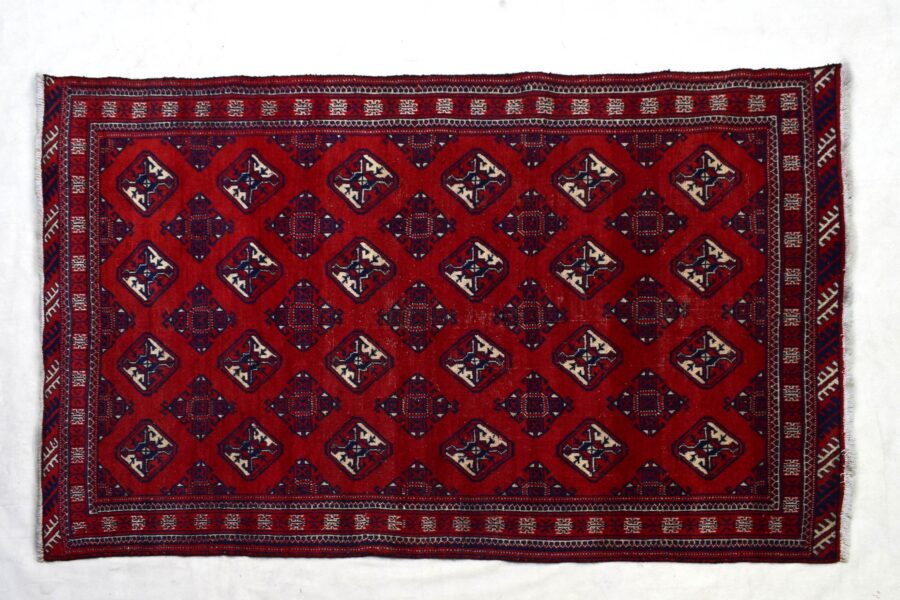 4x6 ft Handmade area rug from Anatolian design Turkish wool carpet SHR1490, Vintage rug, Antique rug,  Area rug, Organic wool rug