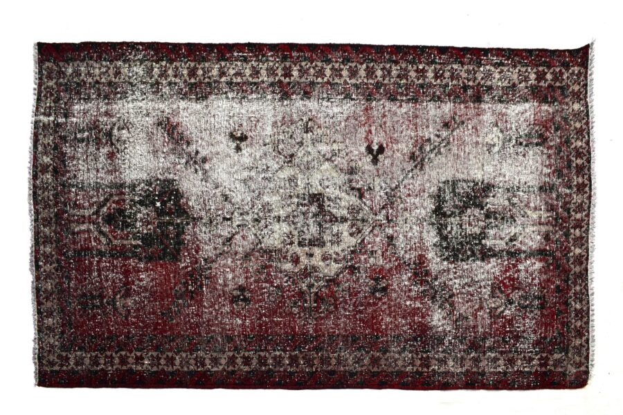 4x6 ft Handmade area rug from Anatolian design Turkish wool carpet SHR1494, Vintage rug, Antique rug,  Area rug, Organic wool rug