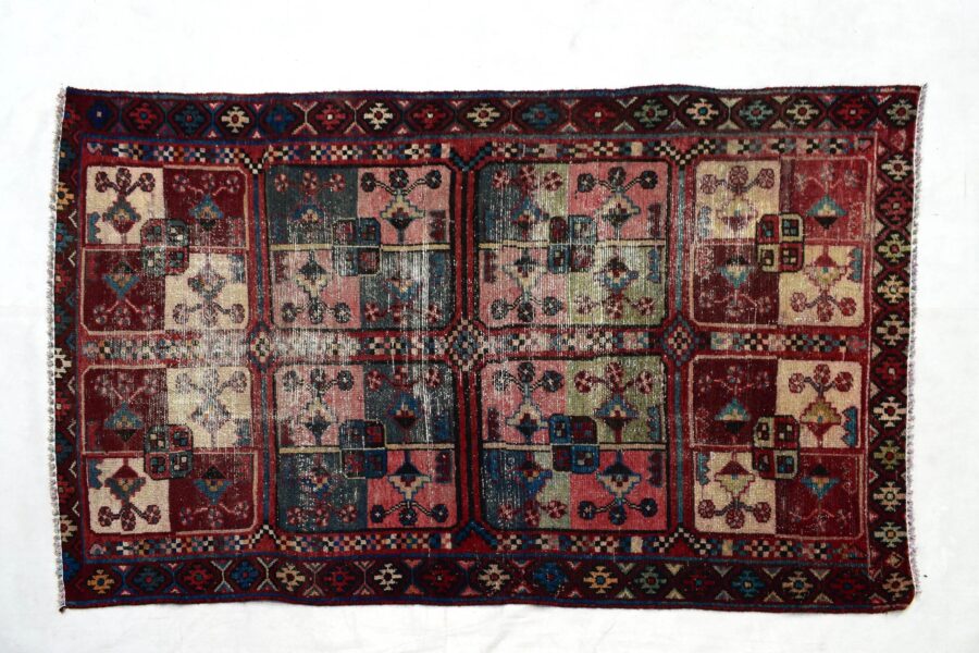 4x6 ft Handmade area rug from Anatolian design Turkish wool carpet SHR1524, Vintage rug, Antique rug,  Area rug, Organic wool rug