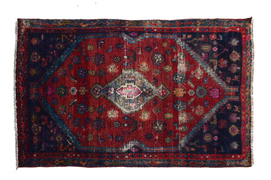 3x5 ft Handmade area rug from Anatolian design Turkish wool carpet SHR1538, Vintage rug, Antique rug, Area rug, Organic wool rug