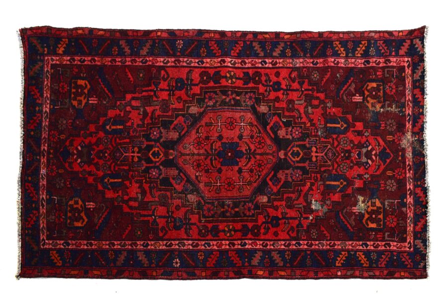 4x6 ft Handmade area rug from Anatolian design Turkish wool carpet SHR1547, Vintage rug, Antique rug, Area rug, Organic wool rug