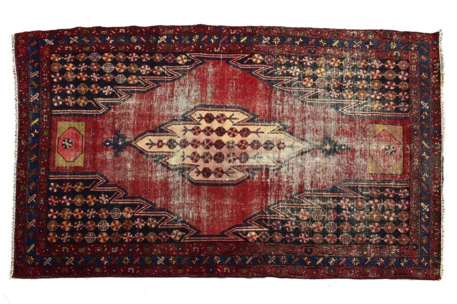 4x6 ft Handmade area rug from Anatolian design Turkish wool carpet SHR1566, Vintage rug, Antique rug, Area rug, Organic wool rug