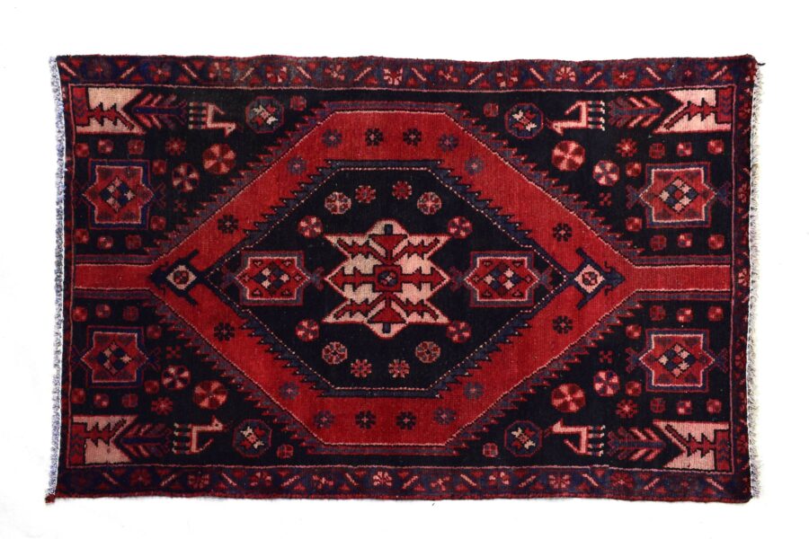 3x4 ft Handmade area rug from Anatolian design Turkish wool carpet SHR1557, Vintage rug, Antique rug, Area rug, Organic wool rug