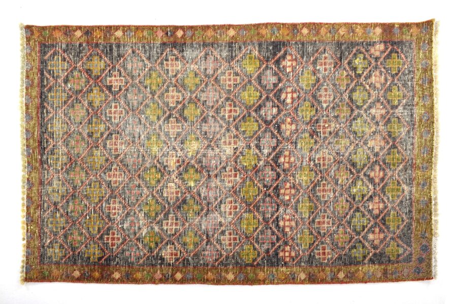 3x5 ft beautiful piece of art handmade antique rug SHR1617, Vintage rug, antique rug, Decorative rug, Organic Wool rug