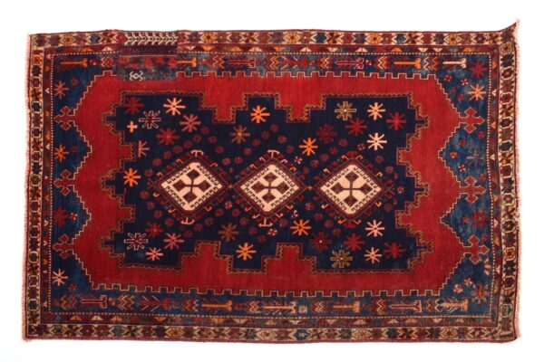 5x7 ft Handmade area rug from Anatolian design Turkish wool carpet SHR1623 Vintage rug, Antique rug, Area rug, Organic wool rug