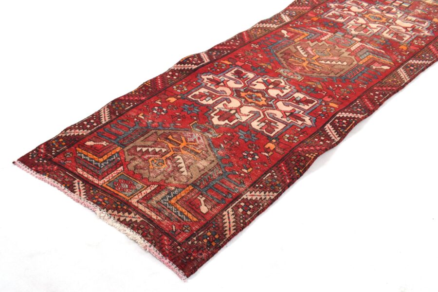 2x8 ft Handmade area rug from Anatolian design Turkish wool carpet SHR1738 Vintage rug, Antique rug, Area rug, Organic wool rug