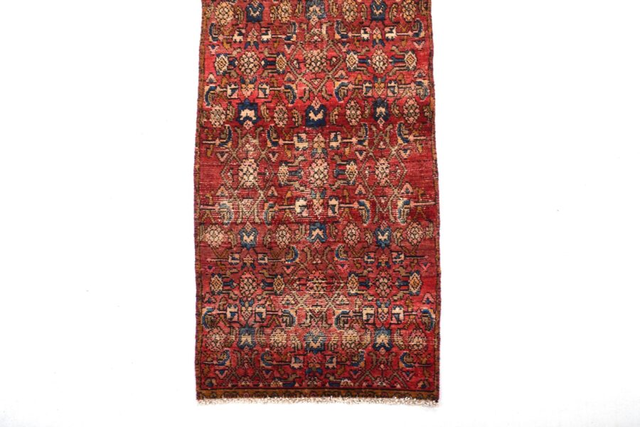 2x8 ft Reloaded Overdyed Handmade Antique wool area rug from Turkish carpet SHR1621, Vintage rug, Antique rug,  Area rug