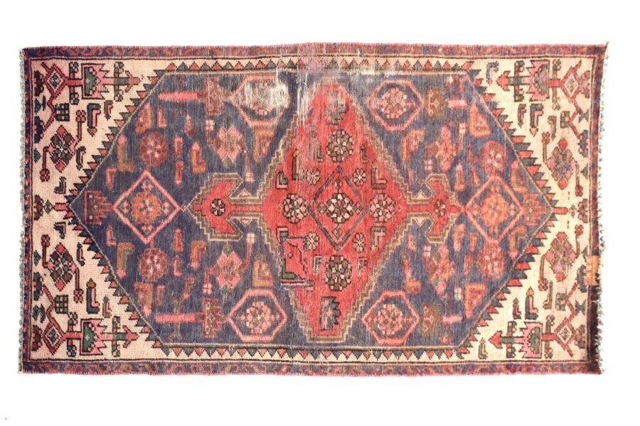 3x6 ft Handmade area rug from Anatolian design Turkish wool carpet SHR1629 Vintage rug, Antique rug, Area rug, Organic wool rug