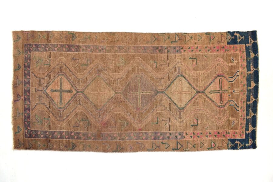 4x9 ft Handmade area rug from Anatolian design Turkish wool carpet SHR1812 Vintage rug, Antique rug, Area rug, Organic wool rug