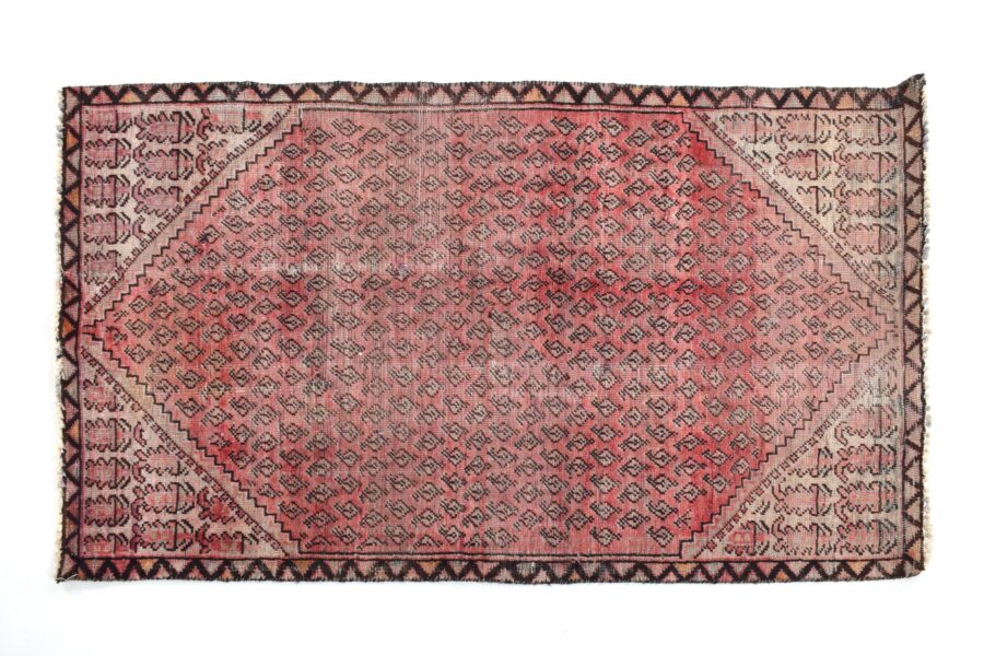 3x5 ft Handmade area rug from Anatolian design Turkish wool carpet SHR1702 Vintage rug, Antique rug, Area rug, Organic wool rug