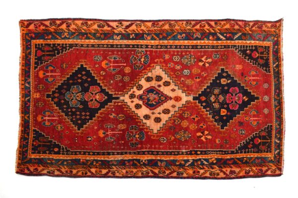 5x7 ft Handmade area rug from Anatolian design Turkish wool carpet SHR1706 Vintage rug, Antique rug, Area rug, Organic wool rug